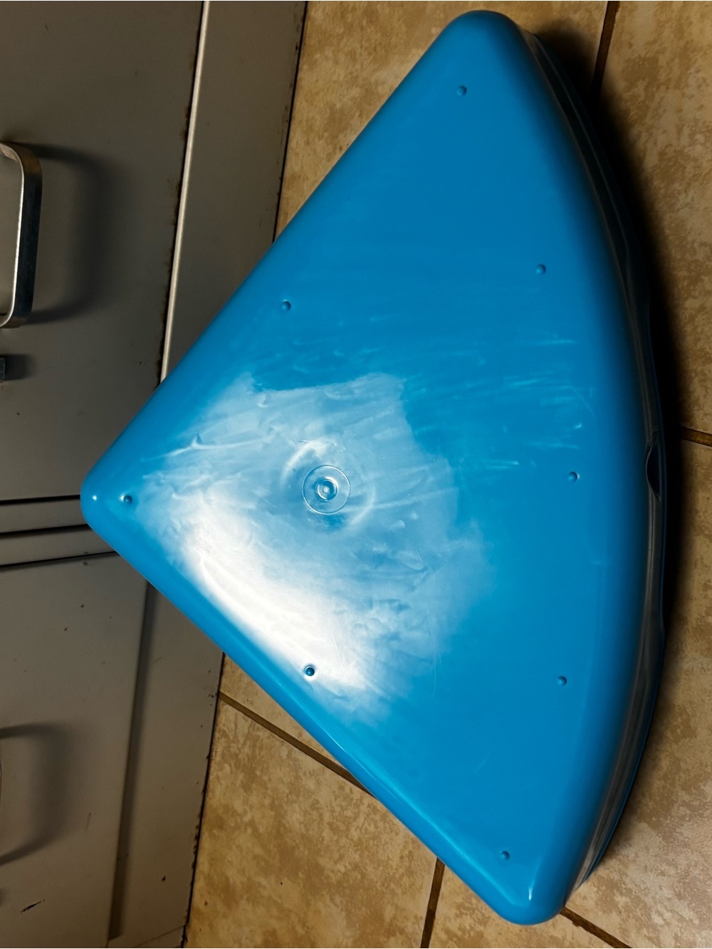 Kaytee Small Animal Large Light Blue Hi-Corner Litter Pan - Picture 4 of 4